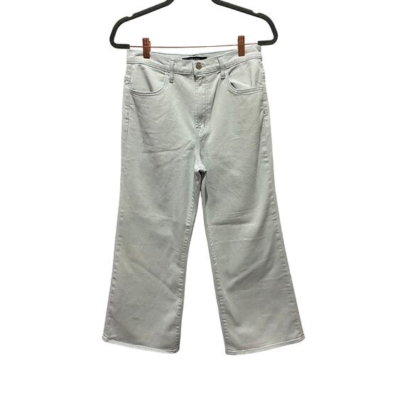 J Brand Women's Joan Crop Wide Leg Jeans Light Blue Size 29 - Picture 1 of 9